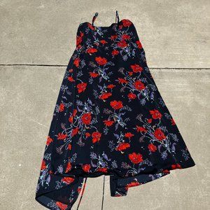 Madewell Navy Blue Floral Dress